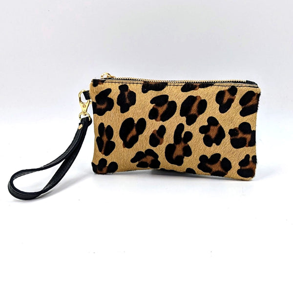 Horse hair small clutch bag