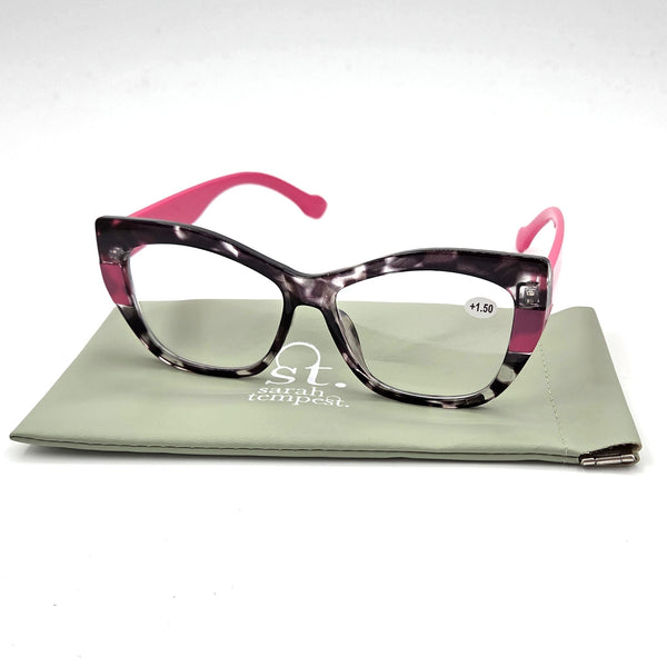 2 Tone classic shape reading glasses