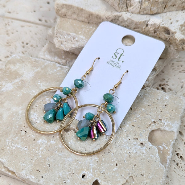 Luxury beaded earrings