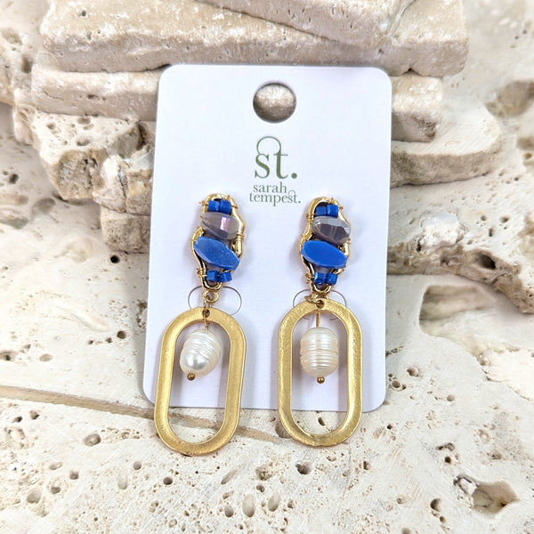 Luxury beaded earrings