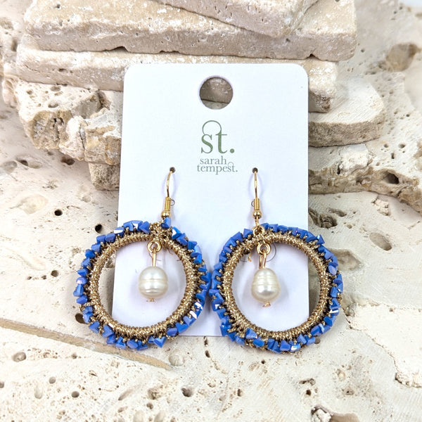 Luxury beaded earrings
