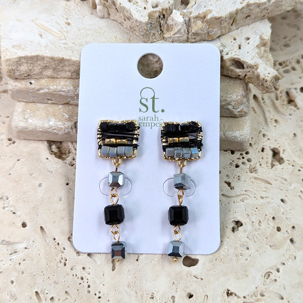Luxury beaded earrings