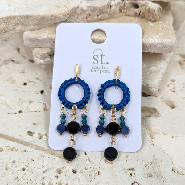 Luxury beaded earrings