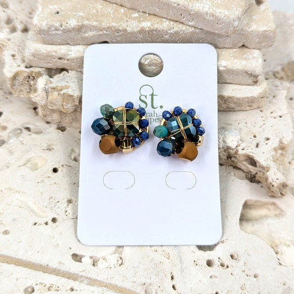 Luxury beaded earrings