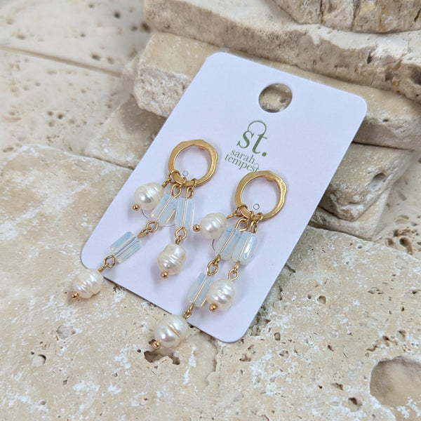 Luxury beaded earrings