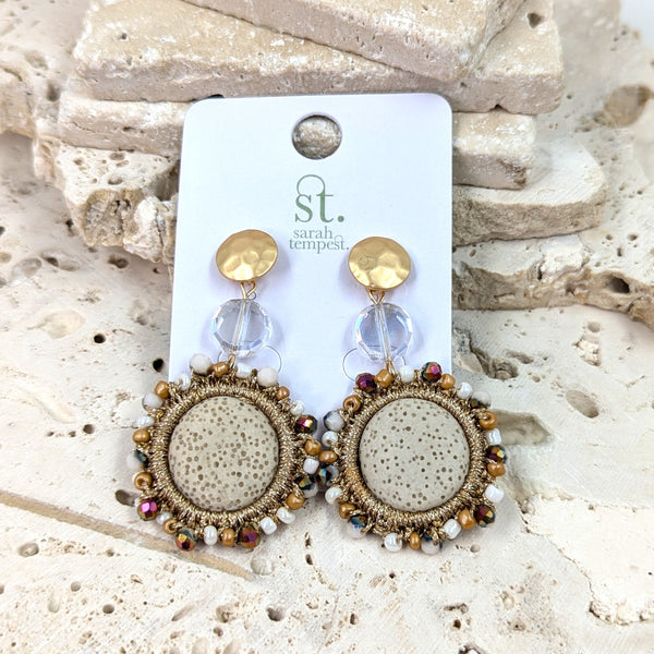 Luxury beaded earrings