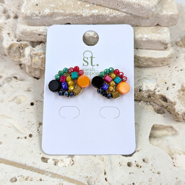 Luxury beaded earrings