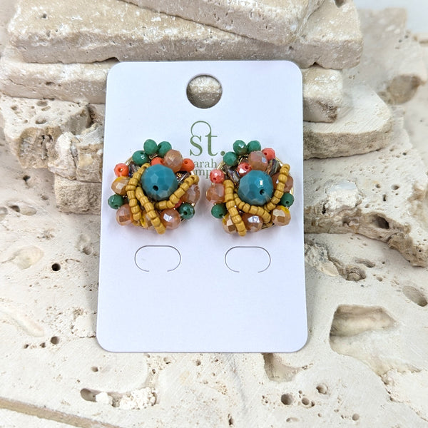 Luxury beaded earrings