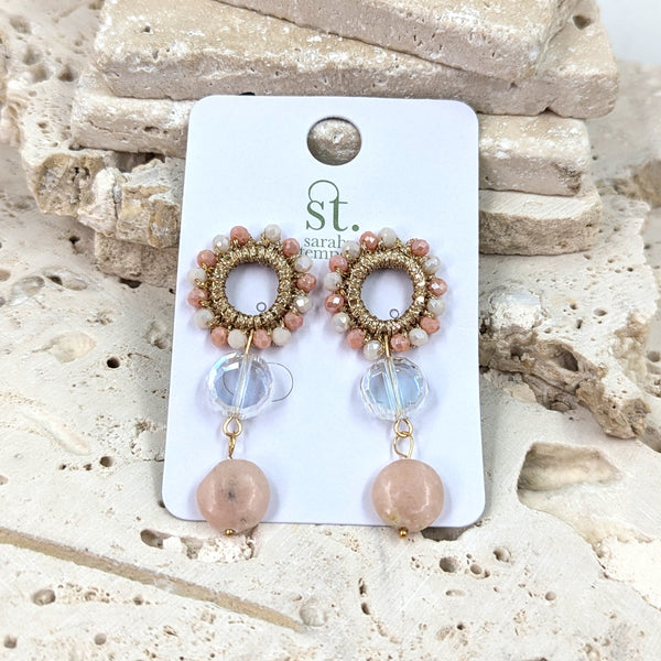 Luxury beaded earrings