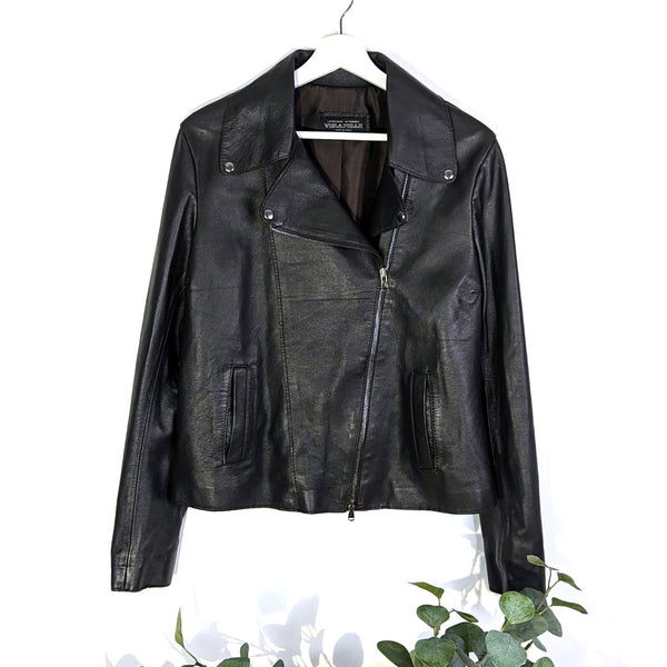 Luxury Italian leather classic jacket