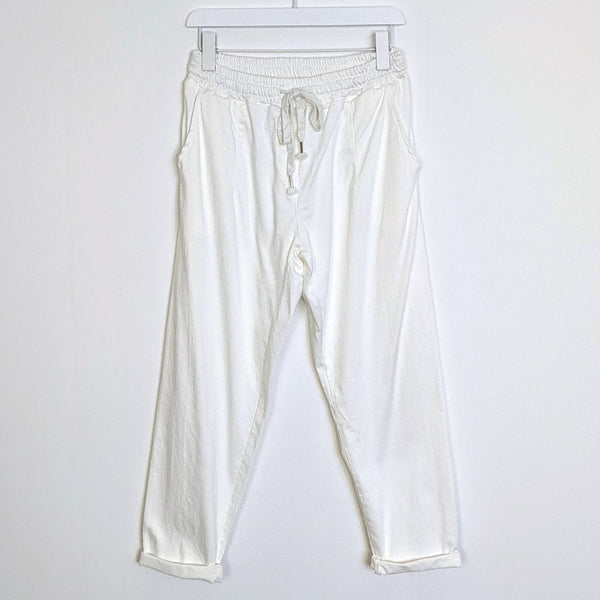Classic magic stretch trousers with pockets (M-XL)