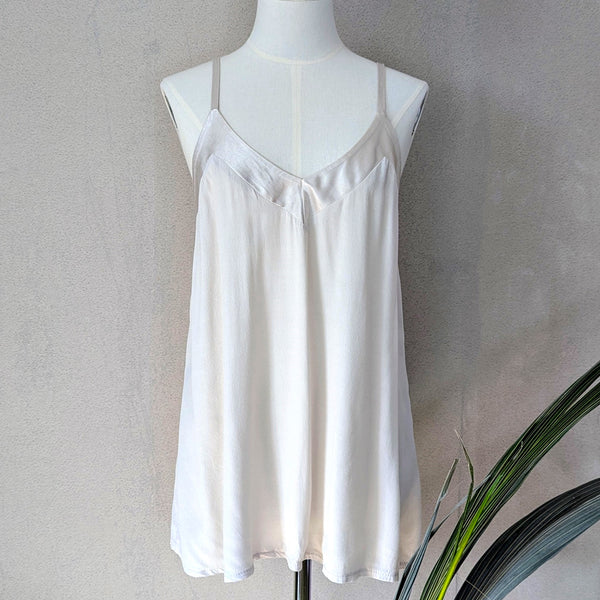 Viscose Cami top with satin edge border on bust (S-M)