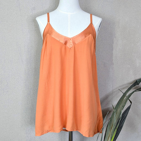 Viscose Cami top with satin edge detail (S-M)