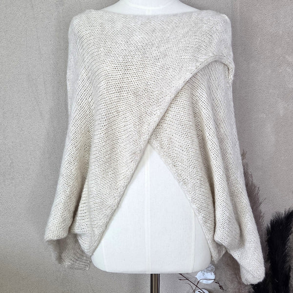 Crossover cropped basic jumper (M-L)