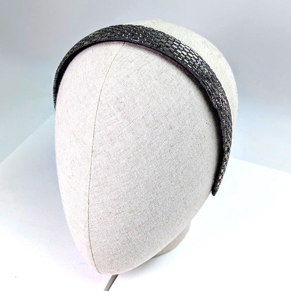 Baguette crystal headband