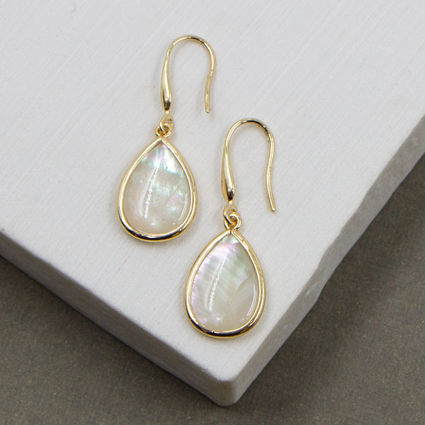 Mother of pearl drop earrings