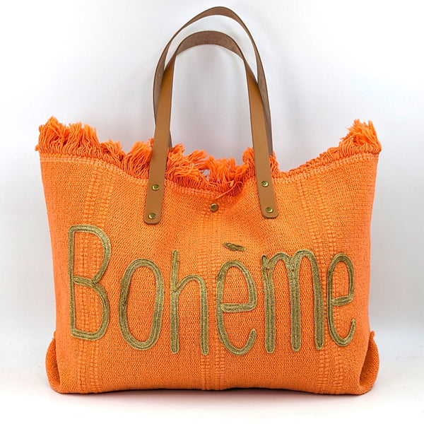 Boheme bags canvas with gold trim