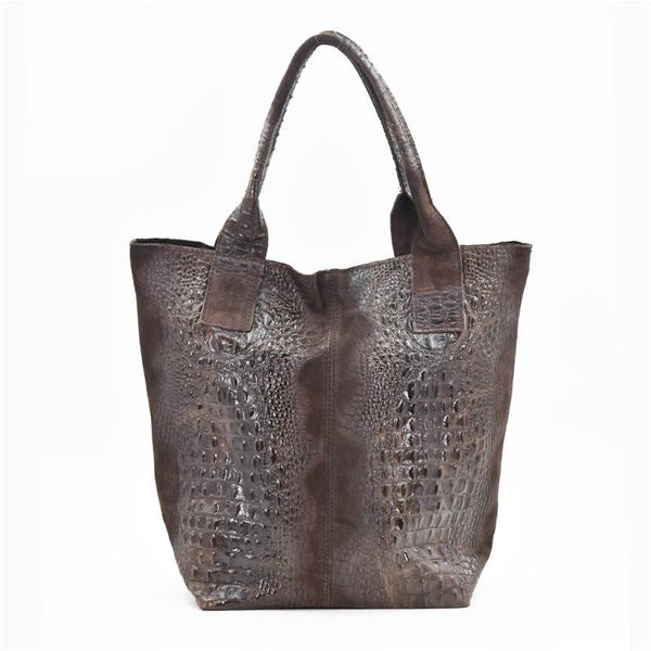 Crocodile tote bag