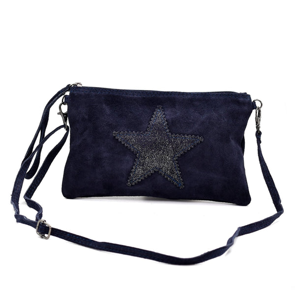 Suede star clutch bag - Handbags