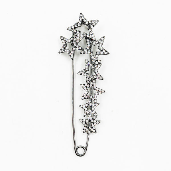 Multi star pin brooch