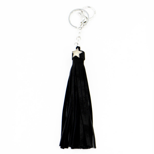 Tassel keyring with star feature