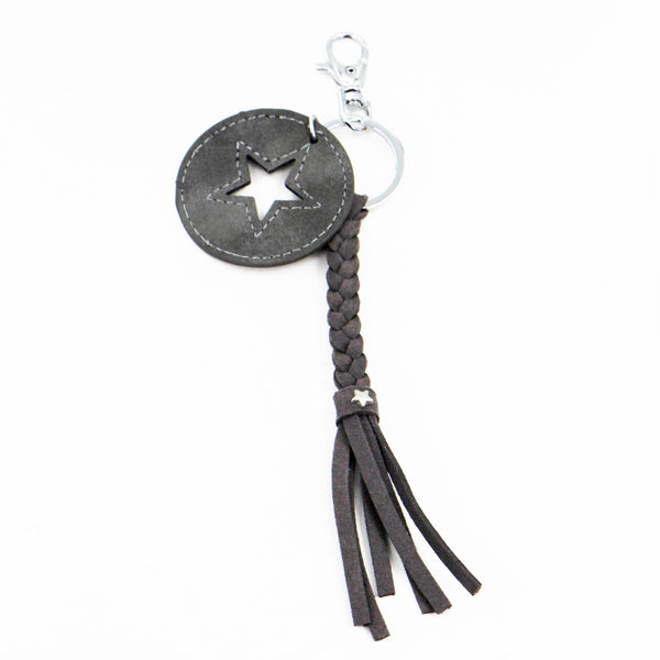 Plait and star feature Keyring