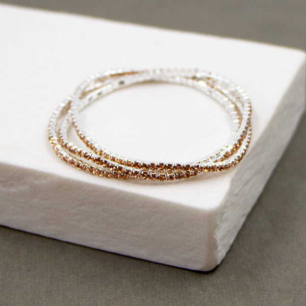 Delicate stretchy bracelet (3 pieces in 1 pack)