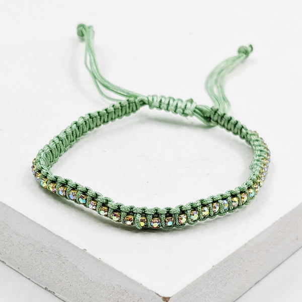 Delicate bead friendship style bracelet