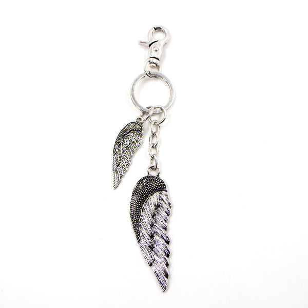 Angel wing key ring