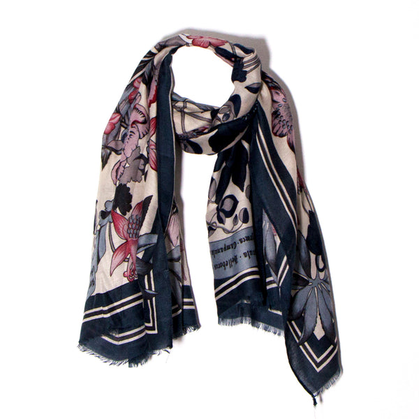 80cm x 180cm stylish warm Italian style shawl scarf 100% viscose