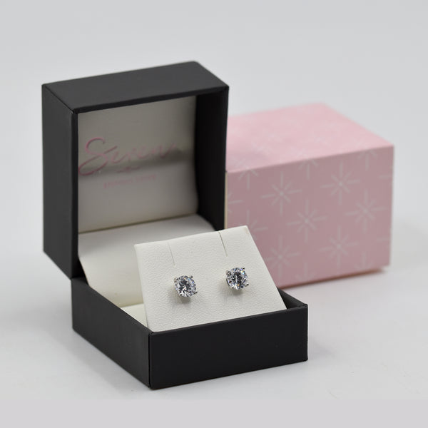 Crystal stud earrings