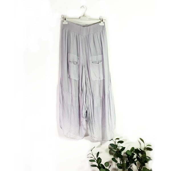 Silk skirt with pocket detail and comfy underslip