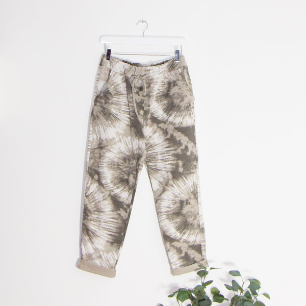 Tie dye jogger pants (size M-L)