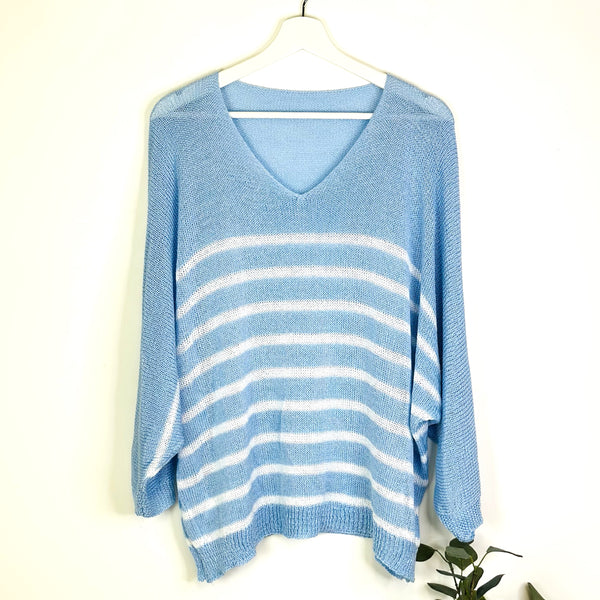 Contemporary striped jumper (M-L)