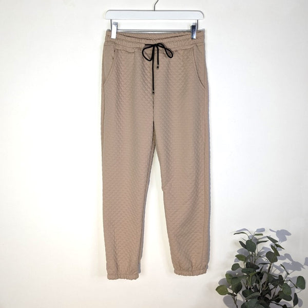 Plain comfy lounge pants with drawstring (M)
