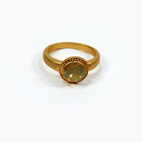 Simple stone ring