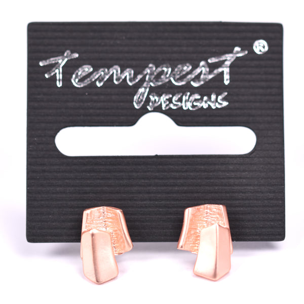 Geometric inspired stud earrings