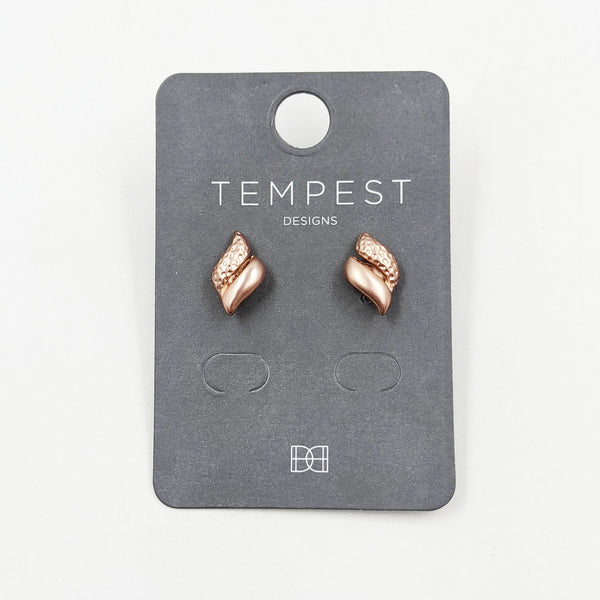 Swirl inspired stud earrings