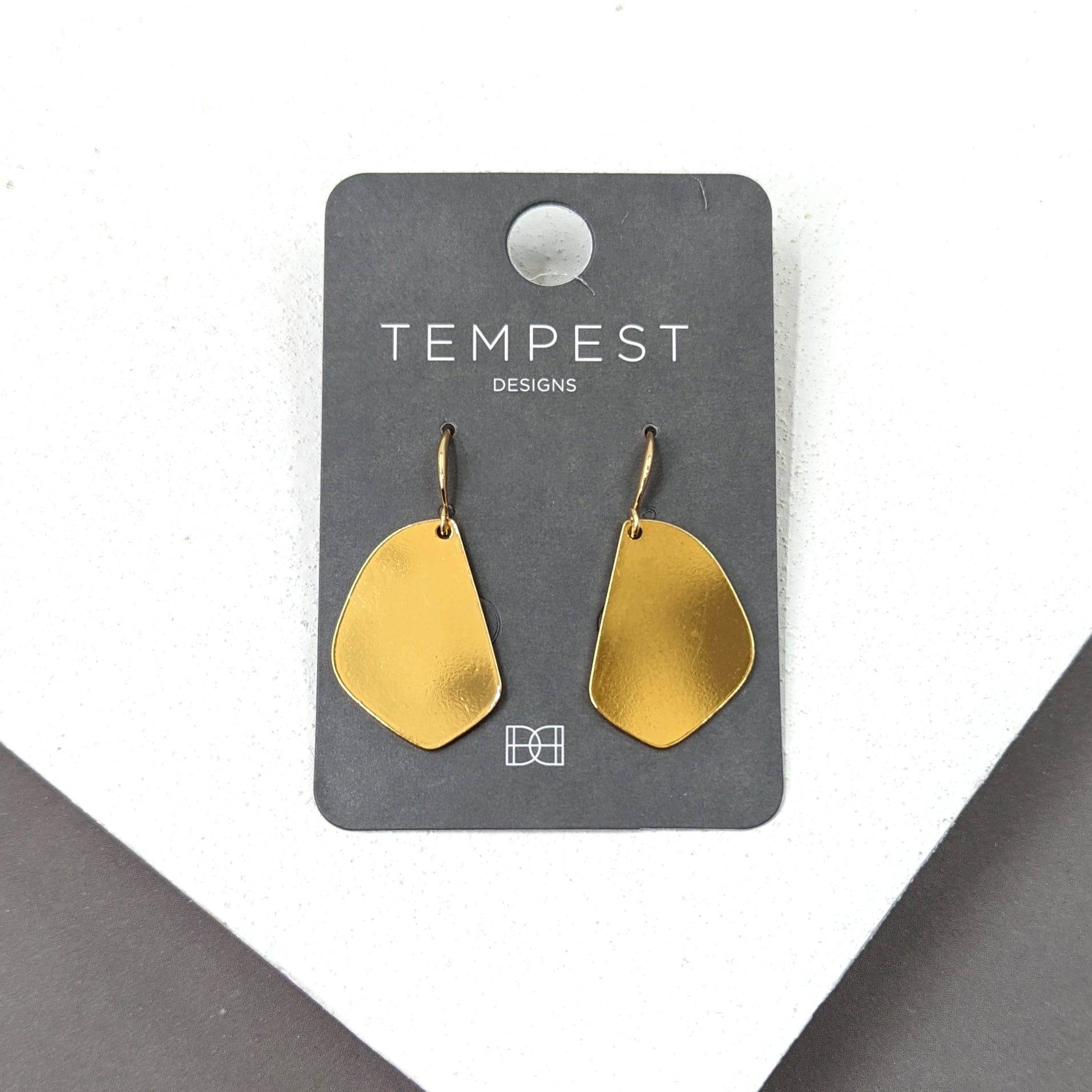 Contemporary shape simple earrings – Tempest Designs