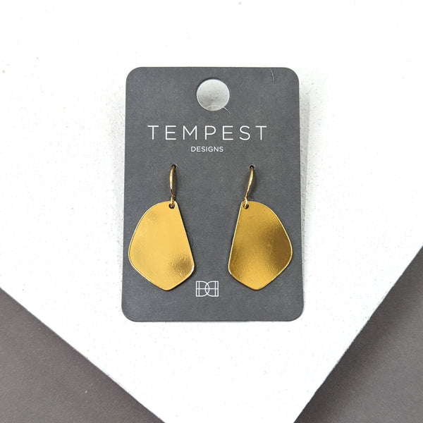 Contemporary shape simple earrings