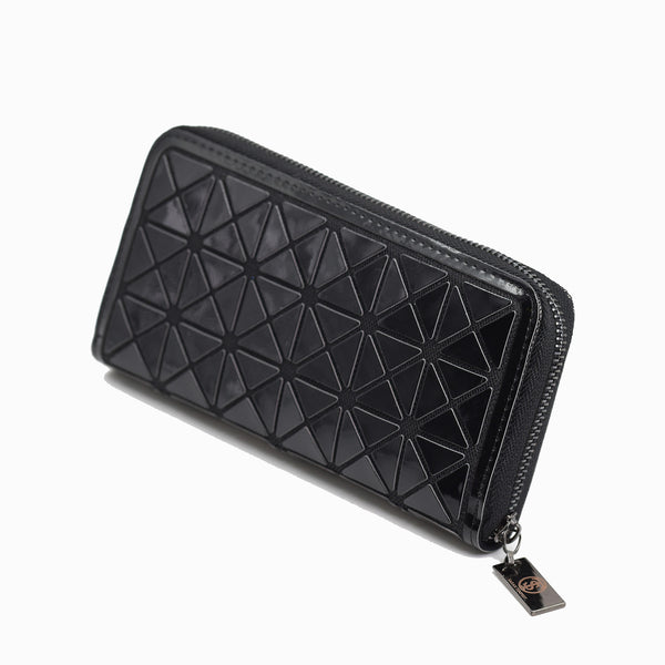 Design led resin triangle purse